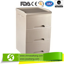 Hospital ABS Bedside Cabinet with Shoes Shelf
